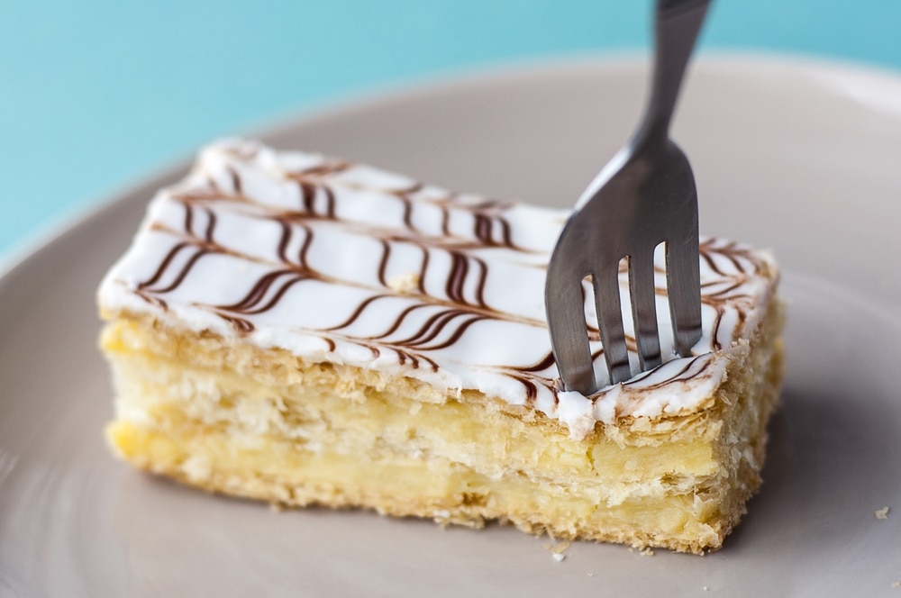 pastel de mil hojas